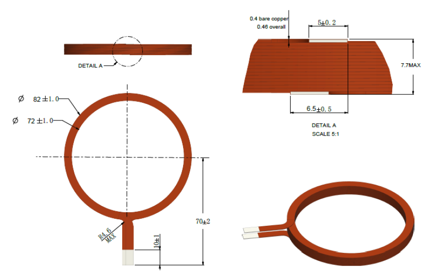 flat wire coil